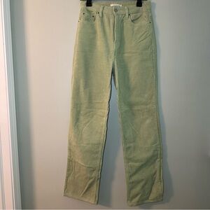 PacSun Green Corduroy Pants Size 28